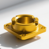 gold_square_aluminum_part