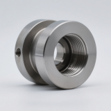 silver_perforated_cylindrical_part