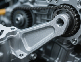 bead_blast_automobile_engine_bracket